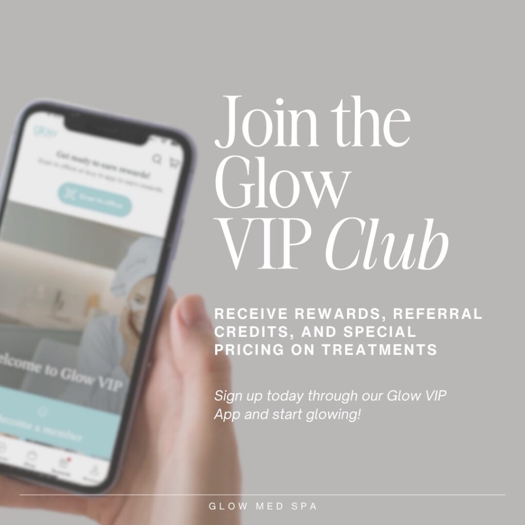 Join Glow VIP Club for rewards and discounts